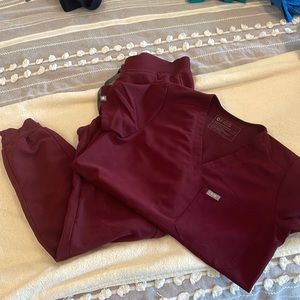 Figs Catarina top with jogger pants size XS